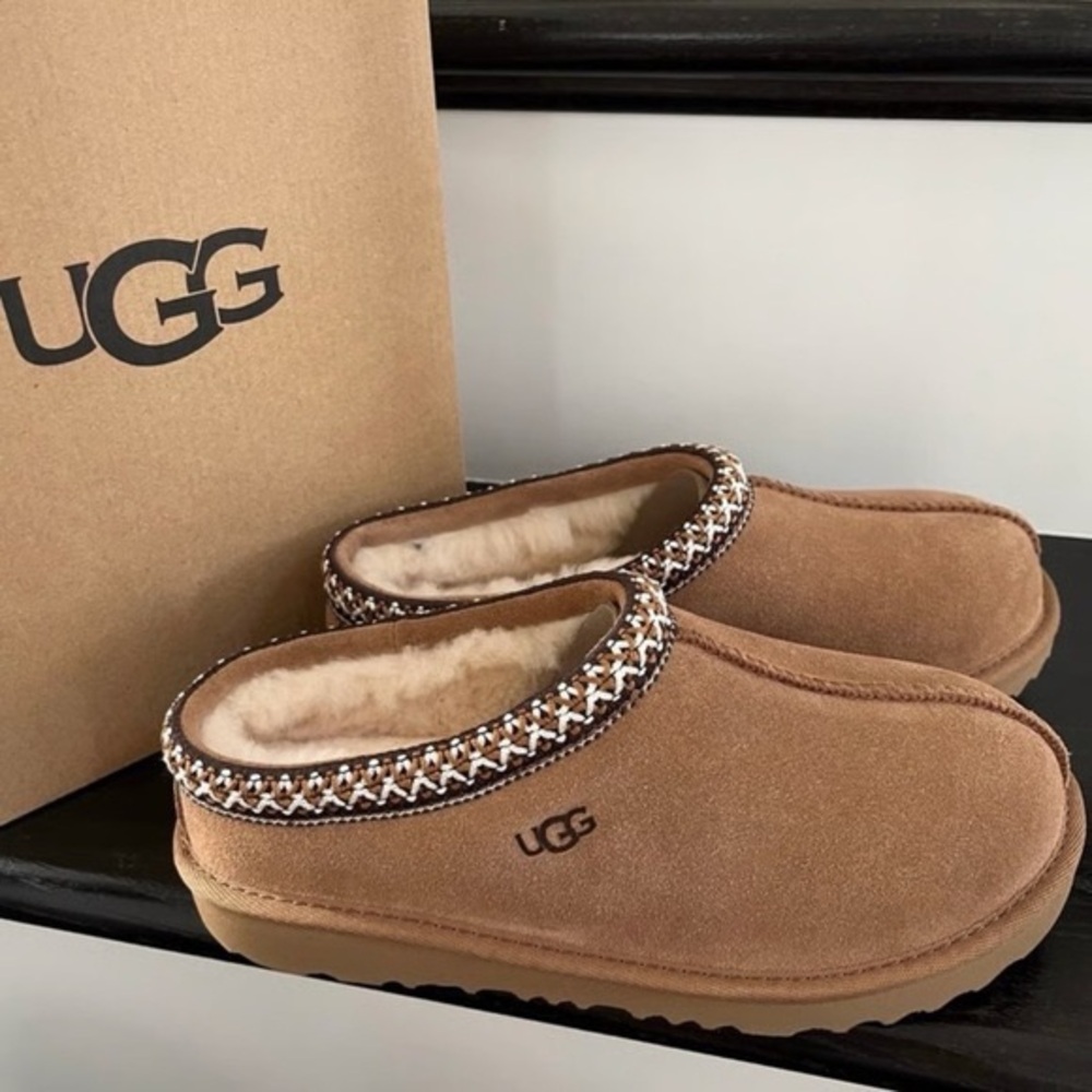 UGG Tan Platform Shoes